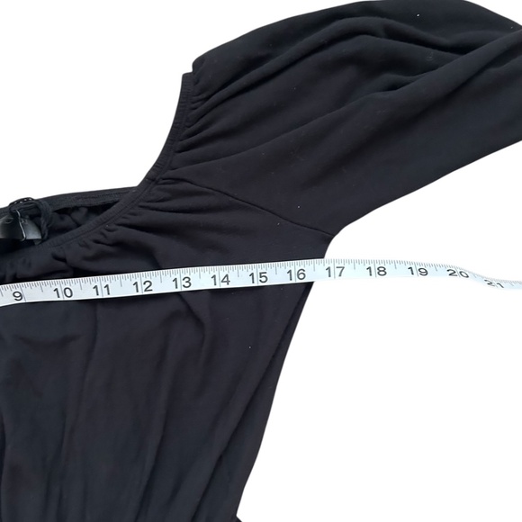 Foxblood Annabelle Sleeve Romper Size Small Black Goth Witchy ALT Girl - Picture 3 of 9